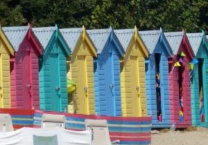 Llanberdog beach huts